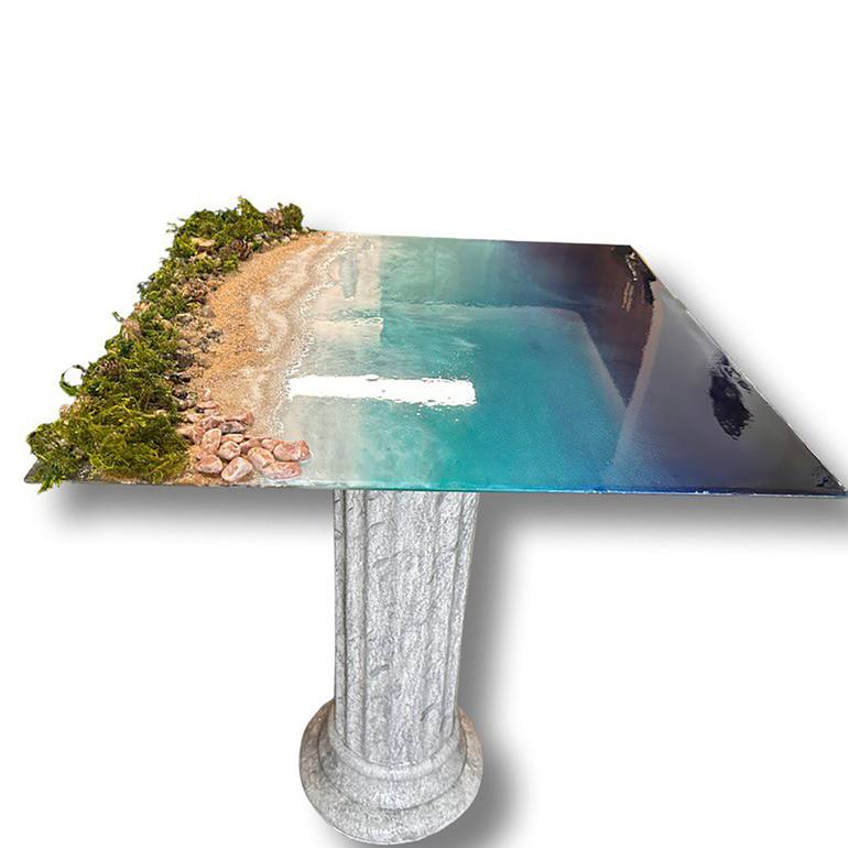 Original Realism Beach Installation by Azita Ravan