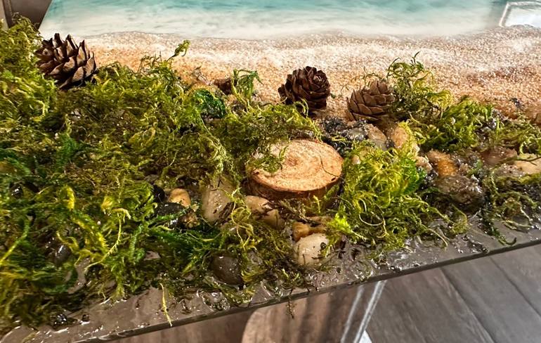 Original Realism Beach Installation by Azita Ravan