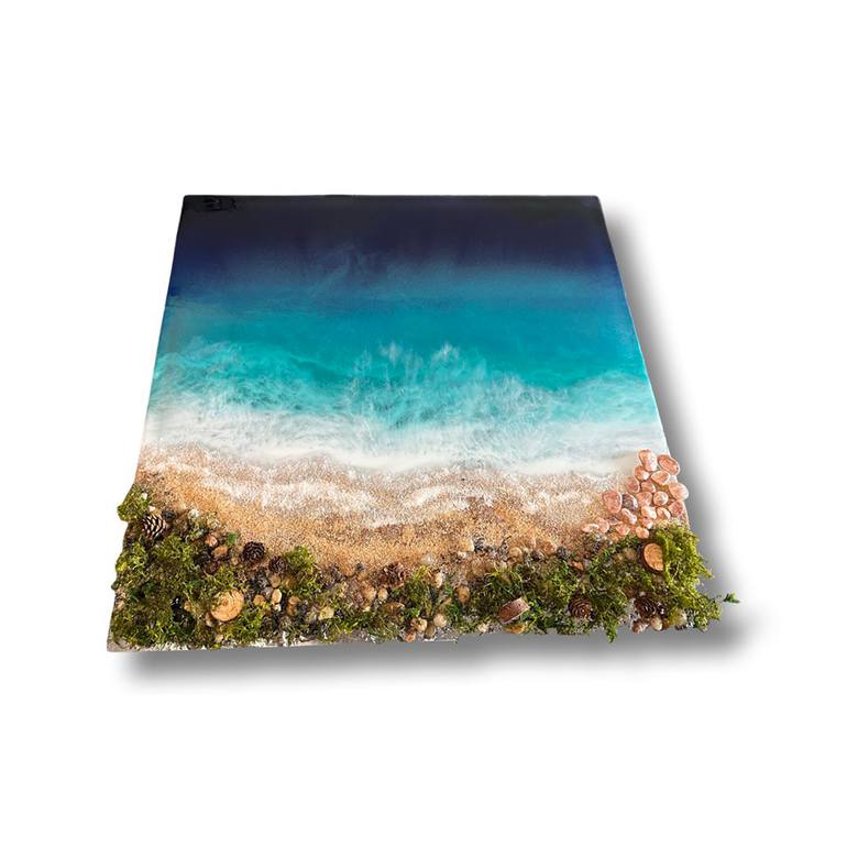 Original Realism Beach Installation by Azita Ravan