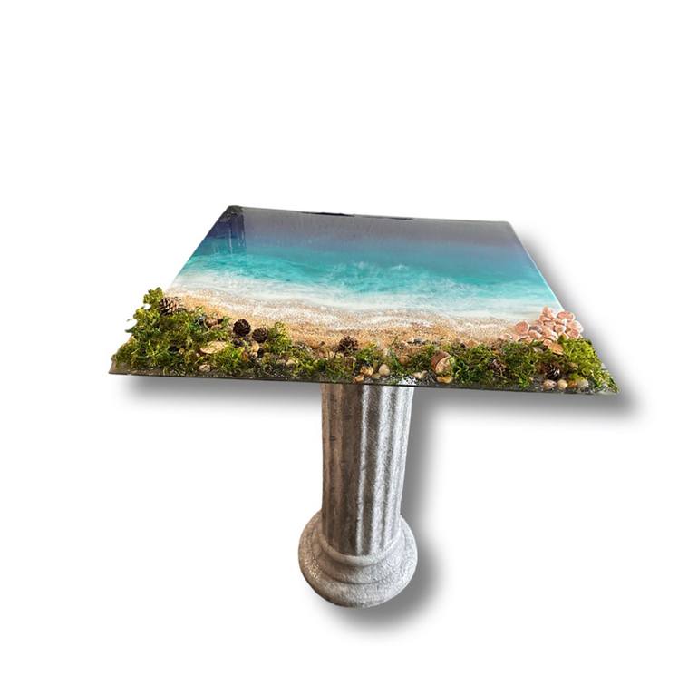 Original Realism Beach Installation by Azita Ravan