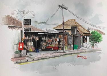 Print of Rural life Paintings by Aries Sutrisno