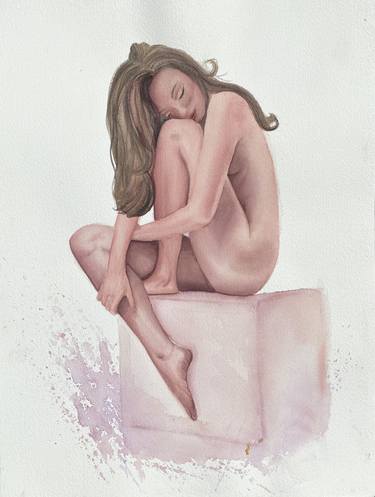 Print of Fine Art Nude Paintings by Anastasiia Pidvorotnia