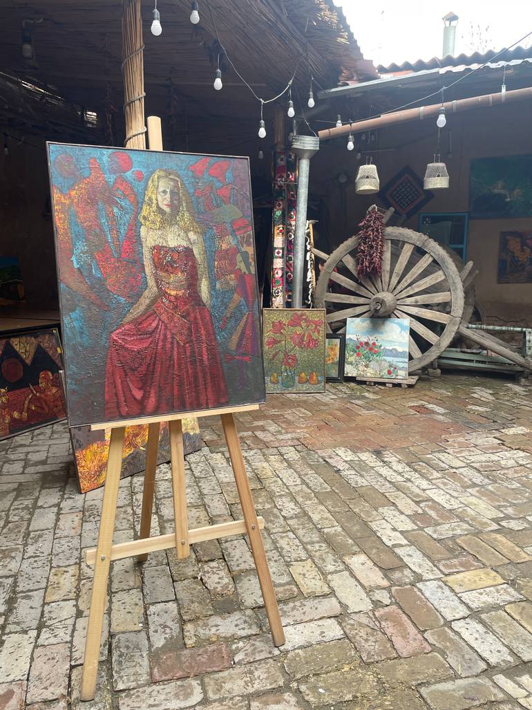 Original Abstract Women Painting by Lola Sayfi