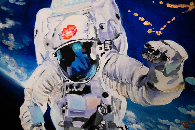 Original Contemporary Outer Space Painting by Berenike Binder