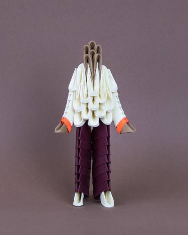 BURGUNDY PANTS  Paper Sculpture thumb