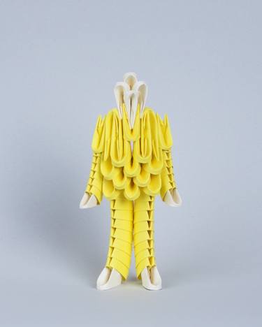YELLOW SUIT  Paper Sculpture thumb