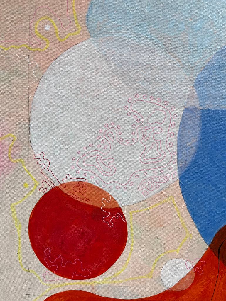 Original Abstract Painting by Sam Pat Crawford