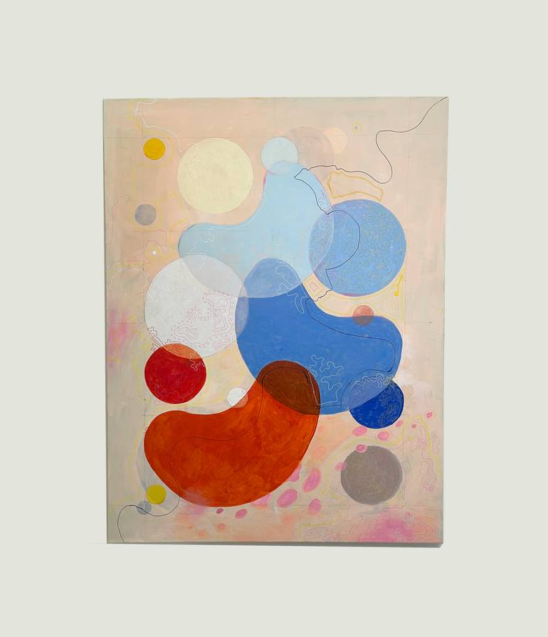 Original Abstract Painting by Sam Pat Crawford