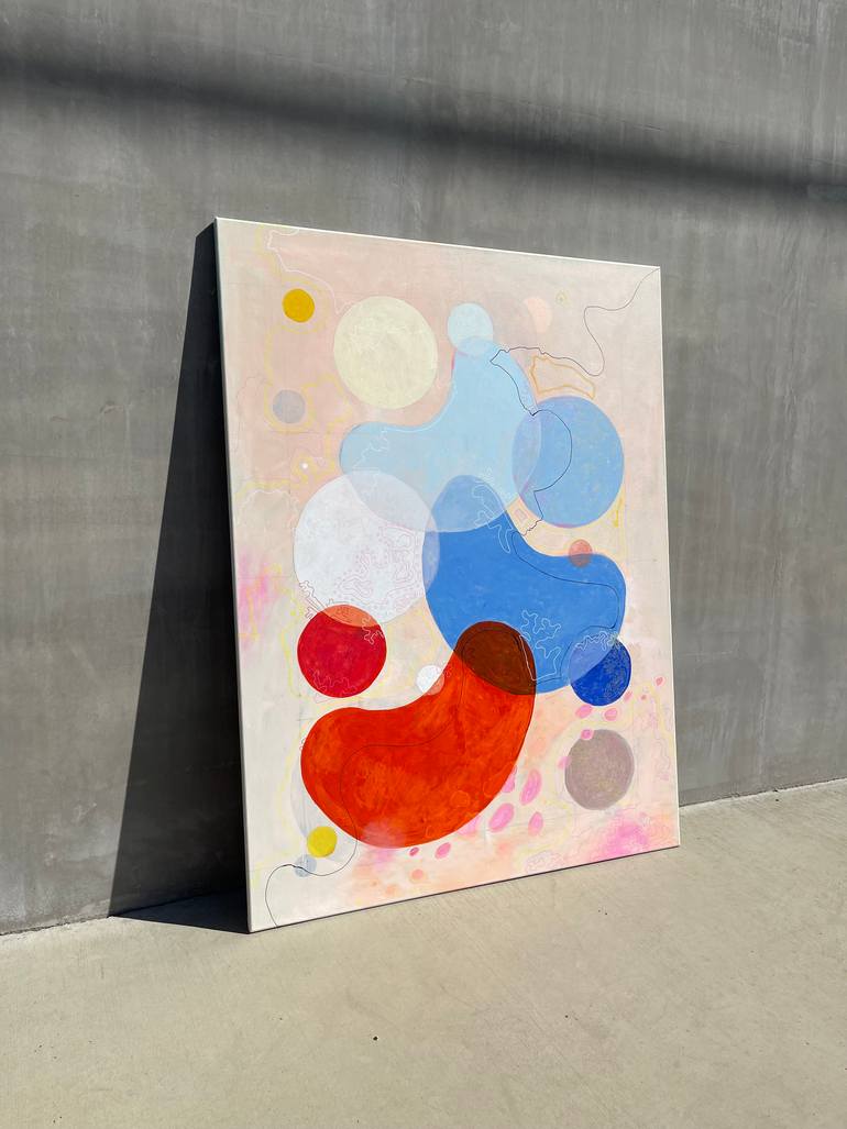 Original Abstract Painting by Sam Pat Crawford
