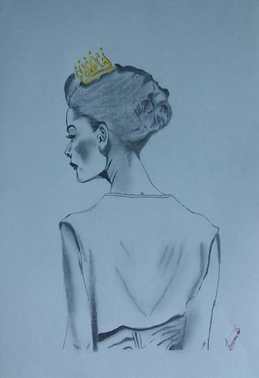 Original Portraiture Women Drawings by Leonardo Sobral