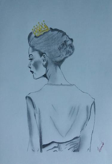 Original Women Drawing by Leonardo Sobral