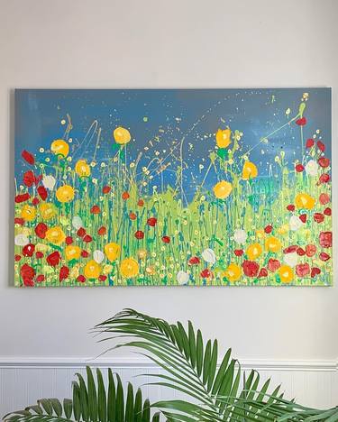 Original Abstract Expressionism Botanic Paintings by Annie Murphy