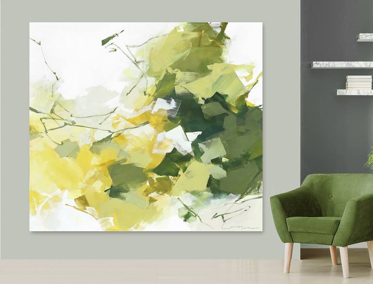 Original Abstract Expressionism Abstract Painting by Stephanie Laine