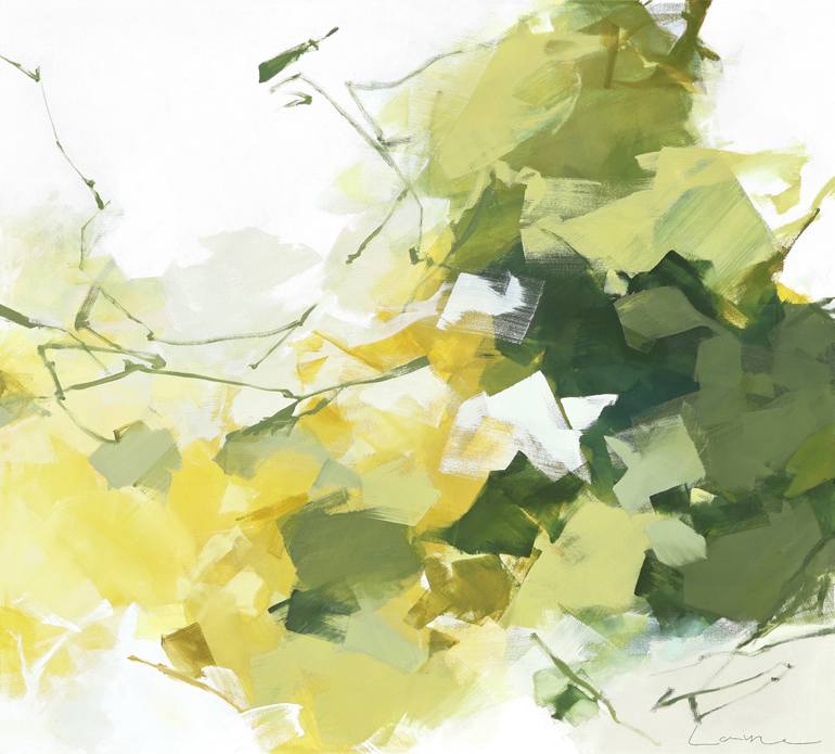 Original Abstract Expressionism Abstract Painting by Stephanie Laine