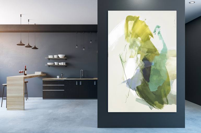 Original Abstract Expressionism Abstract Painting by Stephanie Laine