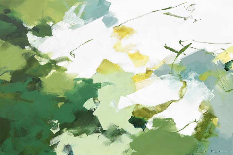 Original Abstract Expressionism Abstract Painting by Stephanie Laine