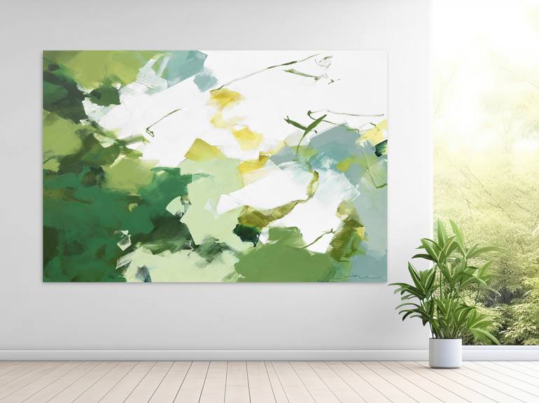 Original Abstract Expressionism Abstract Painting by Stephanie Laine