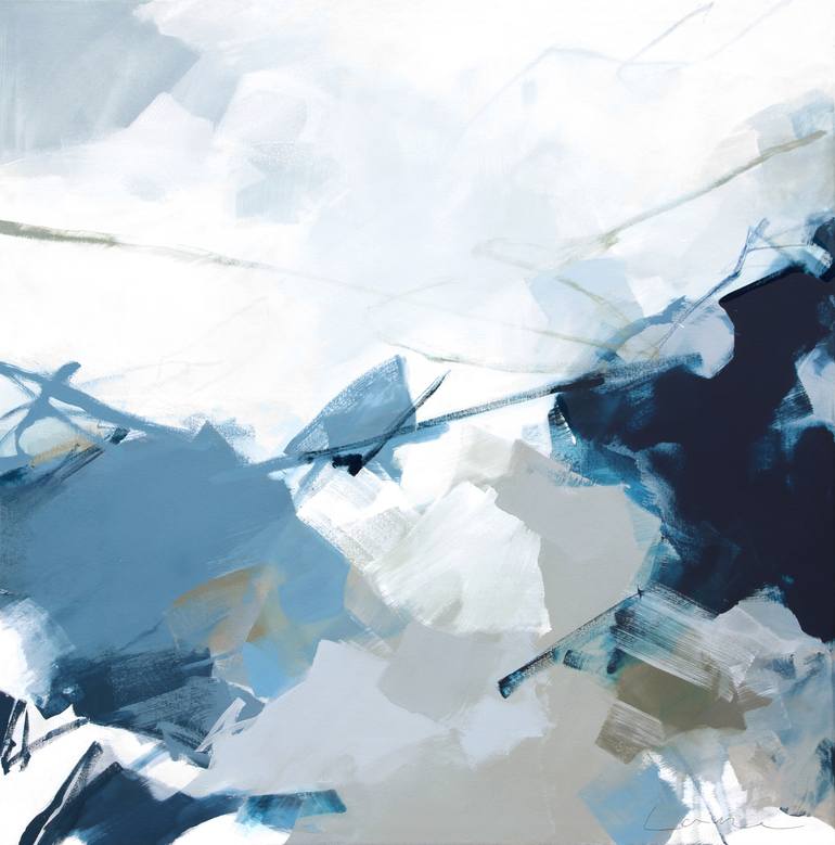 Original Abstract Expressionism Abstract Painting by Stephanie Laine