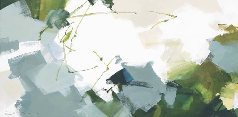 Original Abstract Expressionism Abstract Painting by Stephanie Laine