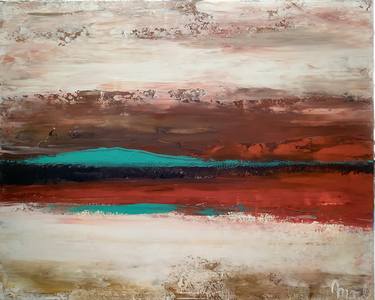 Original Abstract Landscape Paintings by marleen becks