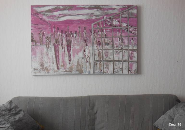 Original World Culture Painting by marleen becks