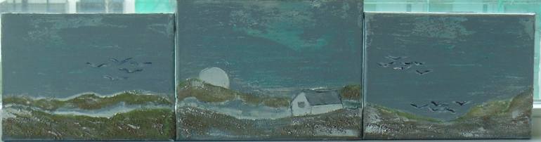 Original Abstract Expressionism Landscape Painting by Marleen Becks
