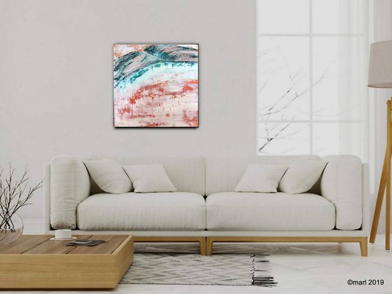 Original Abstract Expressionism Landscape Painting by marleen becks