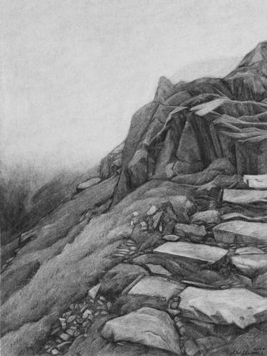 Print of Realism Landscape Drawings by Anthony Williams
