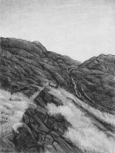 Print of Fine Art Landscape Drawings by Anthony Williams
