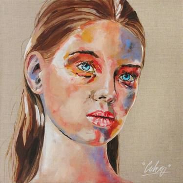 Original Portraiture Portrait Paintings by Nathalie Cubéro