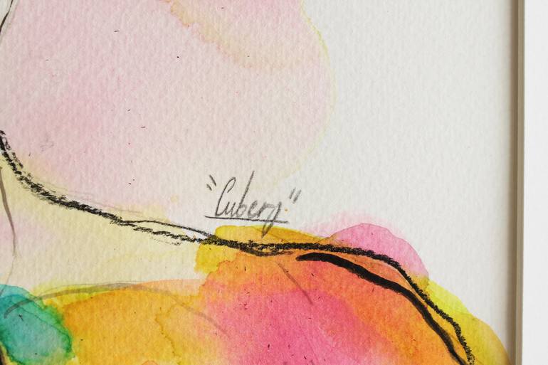 Original Conceptual Love Drawing by Nathalie Cubéro