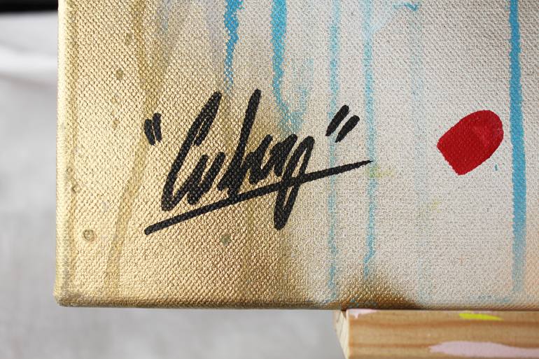 Original Figurative Graffiti Painting by Nathalie Cubéro