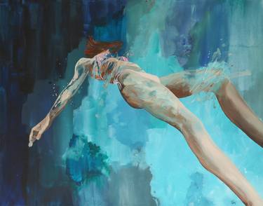 Original Contemporary Water Paintings by Nathalie Cubéro