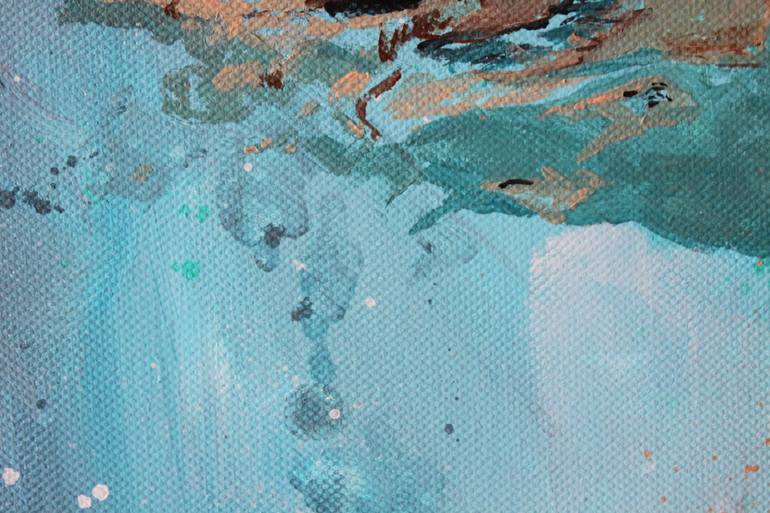 Original Abstract Expressionism Sports Painting by Nathalie Cubéro