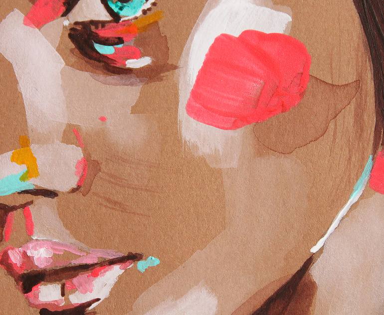 Original Contemporary People Painting by Nathalie Cubéro