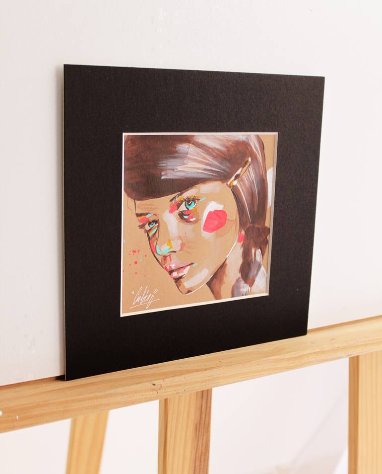 Original Contemporary People Painting by Nathalie Cubéro