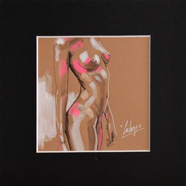 Original Expressionism Nude Paintings by Nathalie Cubéro