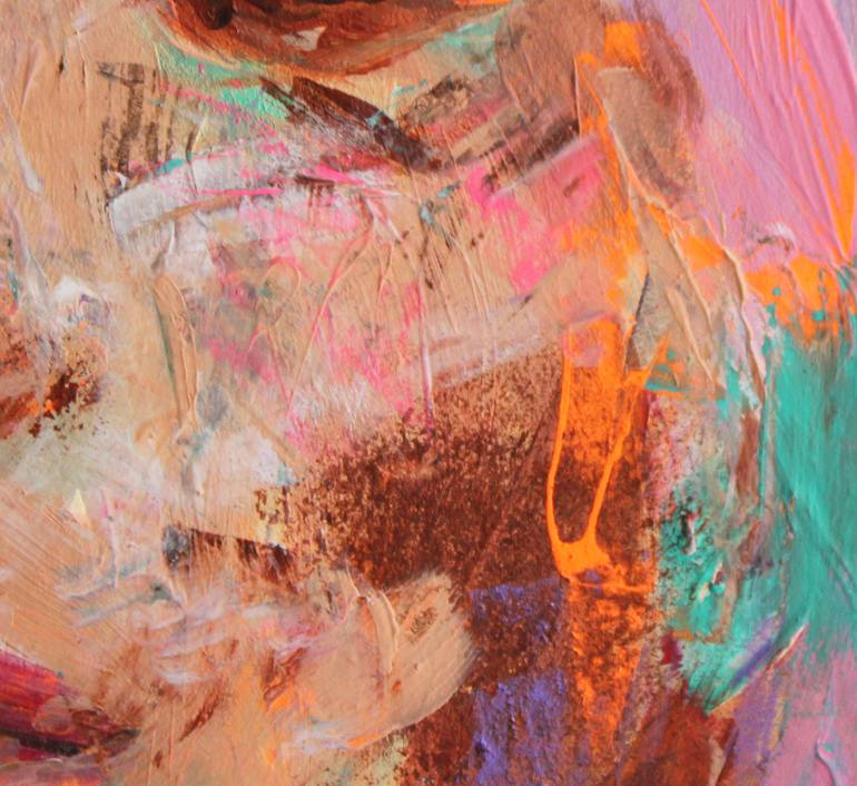 Original Abstract Expressionism Women Painting by Nathalie Cubéro