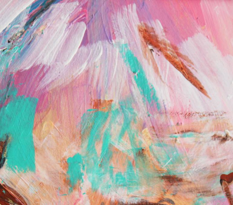 Original Abstract Expressionism Women Painting by Nathalie Cubéro