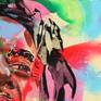 Bob Marley's portrait details