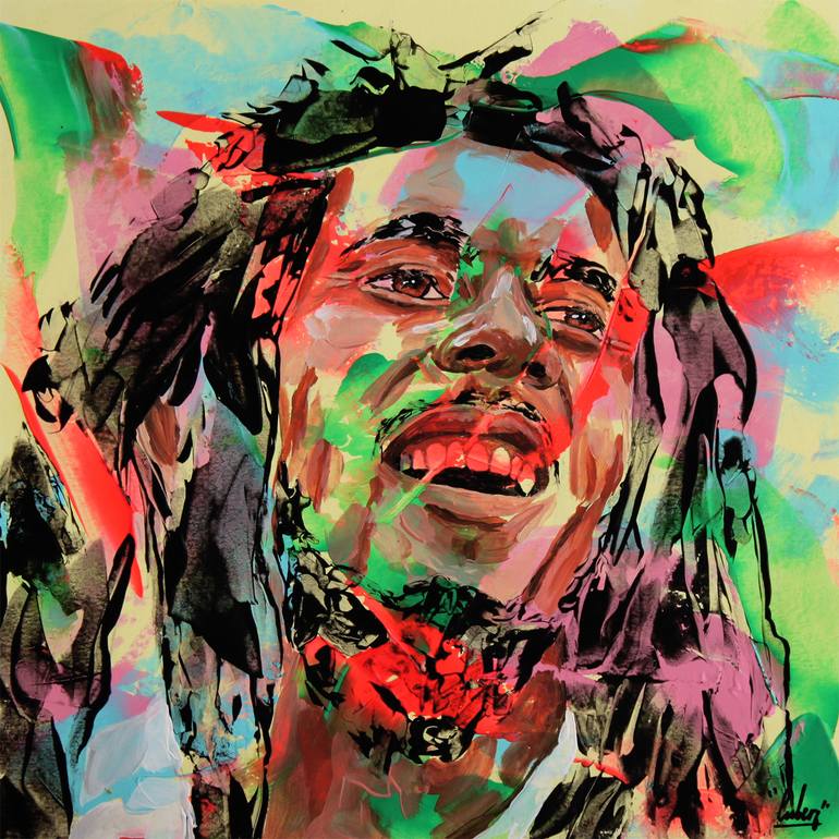 Original Contemporary Pop Culture/Celebrity Painting by Nathalie Cubéro