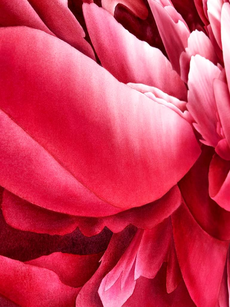 Original Contemporary Floral Painting by Natalie Gzoim