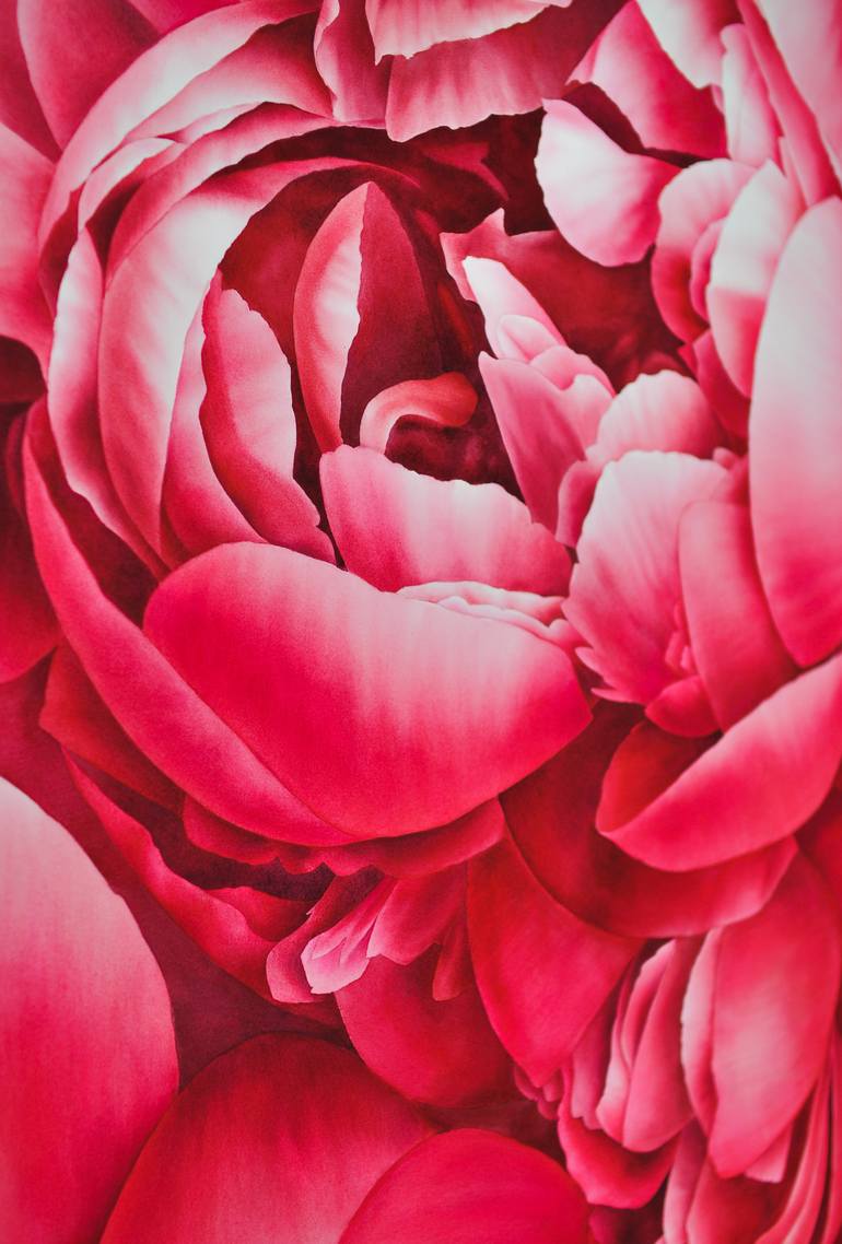 Original Contemporary Floral Painting by Natalie Gzoim