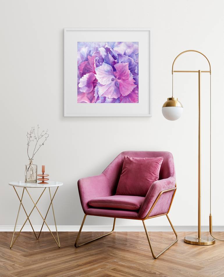 Original Realism Floral Painting by Natalie Gzoim