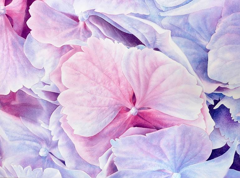 Original Realism Floral Painting by Natalie Gzoim