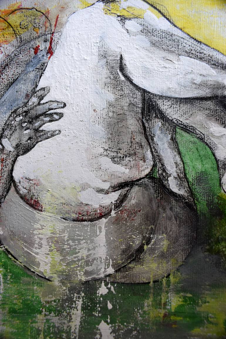 Original Contemporary Women Mixed Media by Tina Karakeshishyan