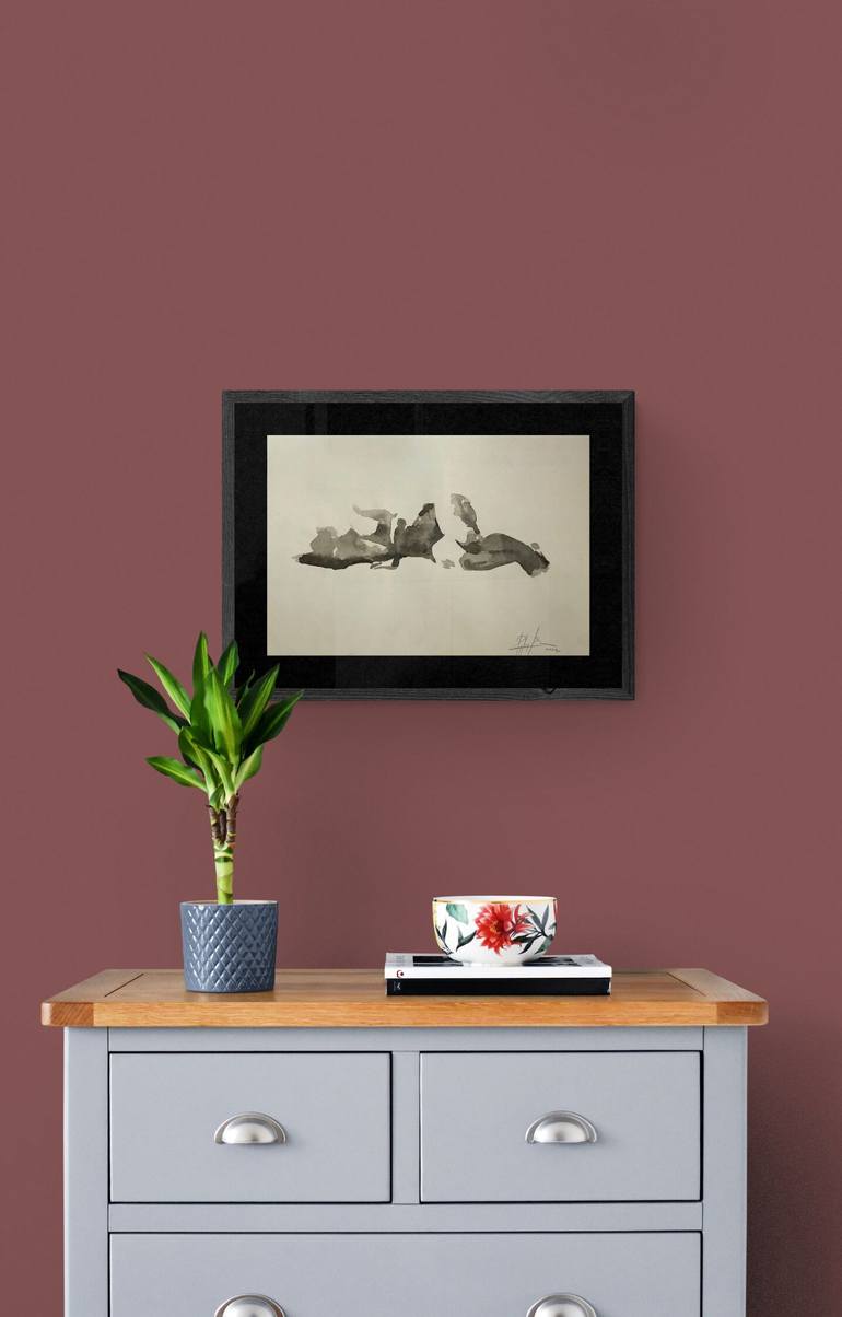 Original Figurative Women Drawing by Tina Karakeshishyan