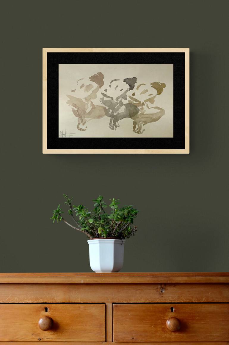 Original Other Women Drawing by Tina Karakeshishyan