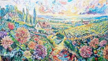 Original Impressionism Botanic Paintings by Daswyf Contemporary Art