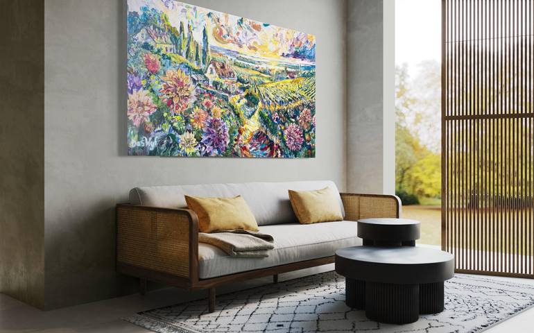 Original Impressionism Botanic Painting by Daswyf Contemporary Art